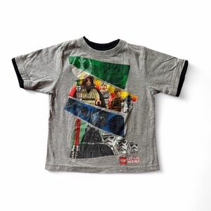 LEGO Star Wars Minifigure Ringer T-Shirt Boys XS